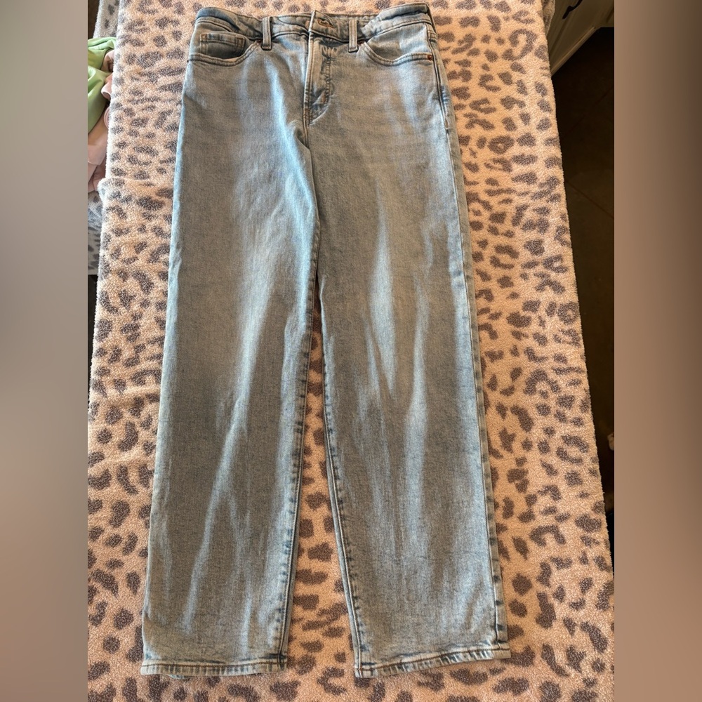 Old Navy Blue Straight Leg Jeans